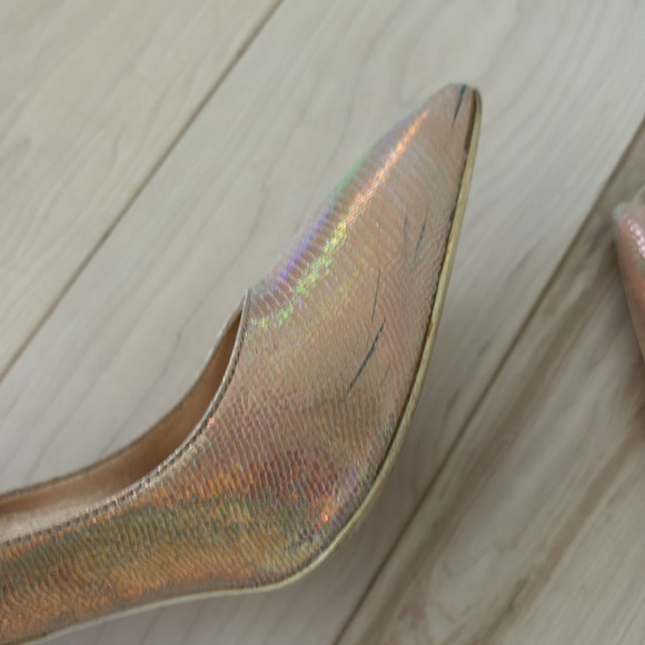 GIAMBA holographic pink pumps - size 8 - Picture 6 of 8